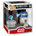 Funko Pop! Deluxe Star Wars - R2-D2 and Princess Leia Hologram #766
