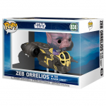 Funko Pop! Deluxe Star Wars Mandalorian & Grogu Zeb Orrelios in the Razor Crest #838