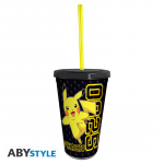 Pokemon Tumbler with straw 470ml Pikachu
