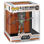 Funko Pop! Deluxe Star Wars The Mandalorian - IG-12 with Grogu #720