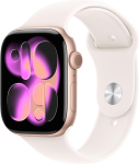 Apple Watch Series 11 46mm Rose Gold/Light Blush Sport S/M MEV64