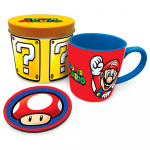 Nintendo - Super Mario Gift Set "Let's go" Mug and Coaster