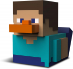 TUBBZ Duck Minecraft - Steve