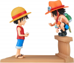 Monkey D. Luffy and Portgas D. Ace One Piece Action Figure 8 cm