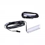 Cama MEBLE 2Led nieb 2 LED sinine pindpaigaldatav plastikust riiulivalgusti, toiteplokiga
