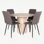 &Uuml;mmargune s&ouml;&ouml;gilaud Bianca valge peitsiga, hallid Windu toolid, GR22481