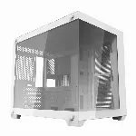 Valge arvutikorpus Darkflash C285MP karastatud klaasiga (mATX/ITX)