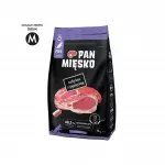 PAN MIĘSKO Senior Crunchy M 9 kg vasika- ja lambalihaga kuivtoit keskmist kasvu eakatele koertele, suhkru- ja sojavaba