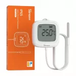 Zigbee temperatuurisensor LCD-ekraani ja 1.5 m sondiga Sonoff SNZB-02LD, 2.2", &plusmn;0.5 &deg;C, &minus;40&hellip;115 &deg;C, IP65 korpus, magnetkinnitus, Zigbee 3.0, CR2477, 62.8&times;58.5&times;21.8 mm, valge