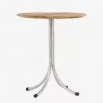 Tiigipuust terrassilaud Holmsund, naturaalne, &oslash;65x75, 6018-002