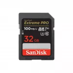 SanDisk Extreme PRO SDSDXXO-032G-GN4IN 32GB SDHC UHS-I Class 10 U3 V30 100MB/s must vastupidav m&auml;lukaart