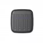 XTAR BC4 4-pesaline must akulaadija AA/AAA NiMH ja 1,5V Li-ion akudele, USB-kaabel, toiteadapter