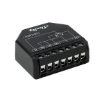 Ruloo- ja kardinakontroller Wi‑Fi ja energiatarbimise m&otilde;&otilde;tmisega Shelly Shutter, 110&ndash;240 V, 4 A, paigaldus l&uuml;liti taha, 37&times;42&times;16 mm, Bluetooth, Alexa/Google/SmartThings, MQTT