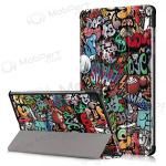 Samsung Galaxy Tab A9+, Tab A11+ &uuml;mbris - Smart Leather (graffiti)
