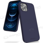 Apple iPhone 12, 12 Pro &uuml;mbris Mercury "Silicone Case" (tumesinine)
