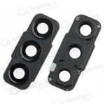 Samsung Galaxy S21 FE kaamera klaas (koos raamiga) (mustad)