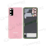 Samsung G981F / G980 Galaxy S20 patareipesade kaas (tagakaas) roosi v&auml;rvi (Cloud Pink) (kasutatud grade C, originaalne)