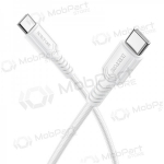 USB-C kaabel Borofone BX116 USB-C kuni USB-C 1 m 60 W valge