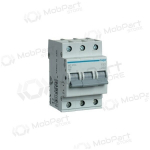 Automatinis jungiklis Hager MC350 (50A, 3P, 400V, 6kA)