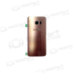 Samsung G935F Galaxy S7 Edge patareipesade kaas (tagakaas) roosi v&auml;rvi (rose pink) (kasutatud grade B, originaalne)