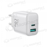 Laadija Joyroom JR-TCF21 USB-C/USB-A PD20W valged