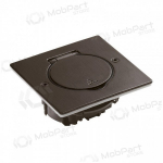 Grindinė dėžė 2mod. 089750 Legrand (&scaron;lifuoto rudo plieno)