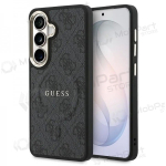 Samsung Galaxy S26 &uuml;mbris - Guess PU Leather 4G Gold Frame Magnetic (must)