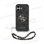 Apple iPhone 17 &uuml;mbris - Guess PU 4G Metal Logo Strap (must)