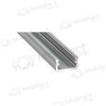 Aliuminis anoduotas profilis Lumines LED juostoms A (hall, anoduotas, 2m)