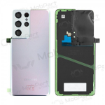 Samsung G998 Galaxy S21 Ultra 5G patareipesade kaas (tagakaas) (Phantom Silver) (kasutatud grade A, originaalne)