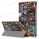 Samsung Galaxy Tab A9+ &uuml;mbris "Smart Leather" (graffiti)