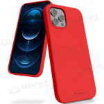 Apple iPhone 16e, 17e &uuml;mbris Mercury "Silicone Case" (punane)