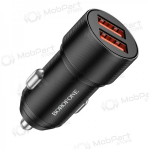 Laadija automobilinis Borofone BZ19B 2xUSB-A QC3.0 36W mustad