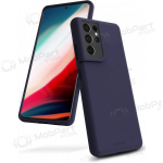 Samsung Galaxy A55 &uuml;mbris Mercury "Silicone Case" (tumesinine)