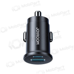 Autolaadija Joyroom JR-CCN16 USB-A/USB-C 15W mustad