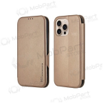 &Uuml;mbris HDD Classic Wallet Case Apple iPhone 13/14 kuldsed