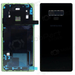 Samsung N960F Galaxy Note 9 patareipesade kaas (tagakaas) mustad (Midnight Black) (kasutatud grade B, originaalne)
