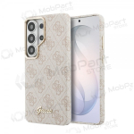 Samsung Galaxy S26 Ultra &uuml;mbris - Guess PU 4G Script Metal Logo Magnetic (roosa)