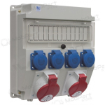 PawBol B.18.320-3-S plastikplaat 13 moodulit +pistikupesad (4x16A/250V 1x32A/5P 1x16A/5P)