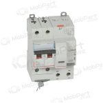 Srovės nuotekio relėkoos automatiniu jungikliu Legrand 411160 (C, 25A, 2P, 30mA, 230V)