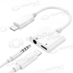 Adapter bluetooth ADP13 i&scaron; Lightning į Lightning + 3,5mm (valged)