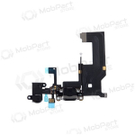 Apple iPhone 5 laadimispesa ja mikrofoni liides (laadimisliides) (must)