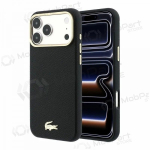Apple iPhone 18 Pro Max &uuml;mbris - Lacoste PU Leather Champs Elysees Gold Logo MagSafe (must)