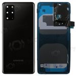 Samsung G985 / G986 Galaxy S20 Plus patareipesade kaas (tagakaas) mustad (Cosmic Black) (service pack) (originaalne)