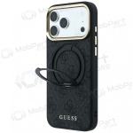Apple iPhone 18 Pro Max &uuml;mbris - Guess PU 4G Ring Stand MagSafe (must)