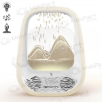 L&otilde;&otilde;gastav Bluetoothi k&otilde;lar RGB-valgustusega Relaxing Rain kreemjas