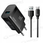 Telefoni laadija Joyroom JR-TF4 18 W USB-A QC PD must