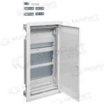 Hager 36 mod. įleidžiamas multimedia skydelis VU36NWB