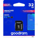 M&auml;lukaart GOODRAM MicroSD 32GB (class10 UHS-I) + SD Adapter