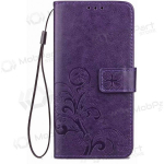 Samsung Galaxy A54 &uuml;mbris "Flower Book" (lilla)